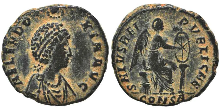 Agesilaos Antik Sikkeler Nümizmatik _Aelia Eudoxia  (4).webp