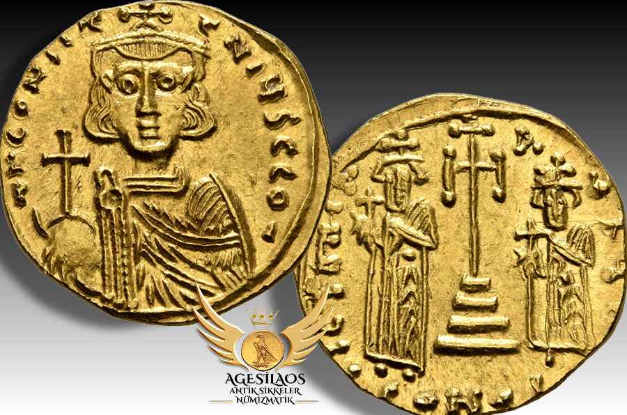 Constantine IV [652 - 14 Eylül 685], yanlışlıkla babasının takma adı Pogonatos olarak anılan bir Bizans imparatoruydu ve 668'den 685'teki ölümüne kadar hüküm sürmüştür [Babasının 668'de Sicilya'da öldürülmesinin ardından imparator olmuştur]. 