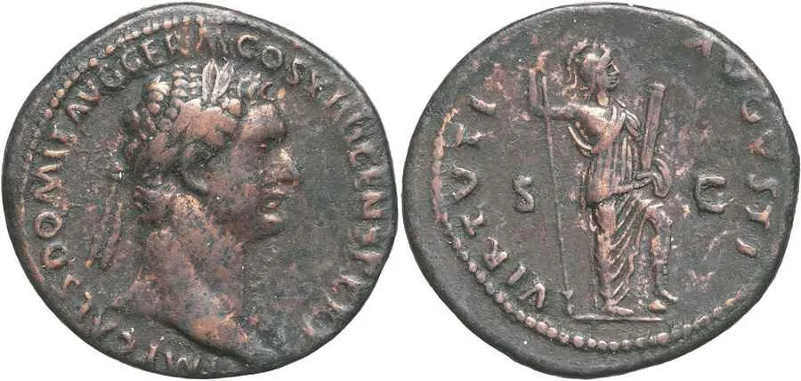 Agesilaos Antik Sikkeler Nümizmatik_Domitianus Sikkeleri (22).webp