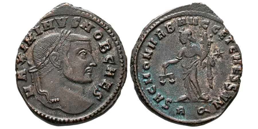 Agesilaos Antik Sikkeler Nümizmatik_Maximinus II Sikkeleri (7).webp