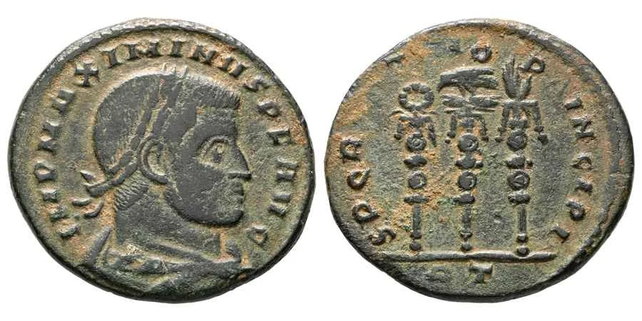 Agesilaos Antik Sikkeler Nümizmatik_Maximinus II Sikkeleri (8).webp