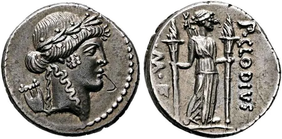 Agesilaos Antik Sikkeler Nümizmatik_Roma Cumhuriyeti Publius Clodius Turrinus Sikkeleri (10).webp