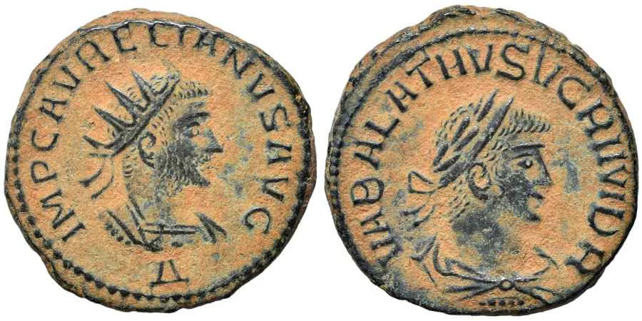  Agesilaos Antik Sikkeler Nümizmatik_Roma İmparatorluğu Vabalathus Sikkeleri (1).webp