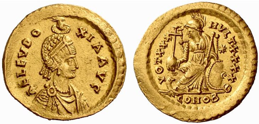 ANTİK SİKKELER NÜMİZMATİK_Aelia Eudoxia (19).jpg